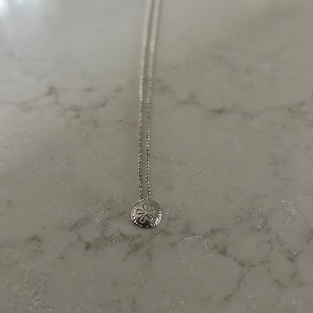 Sand dollar necklace